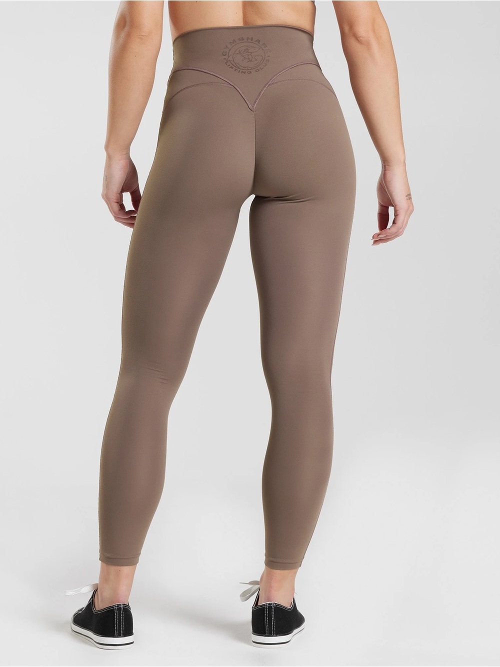 Gymshark Legacy Leggings Truffle Brown- Size S